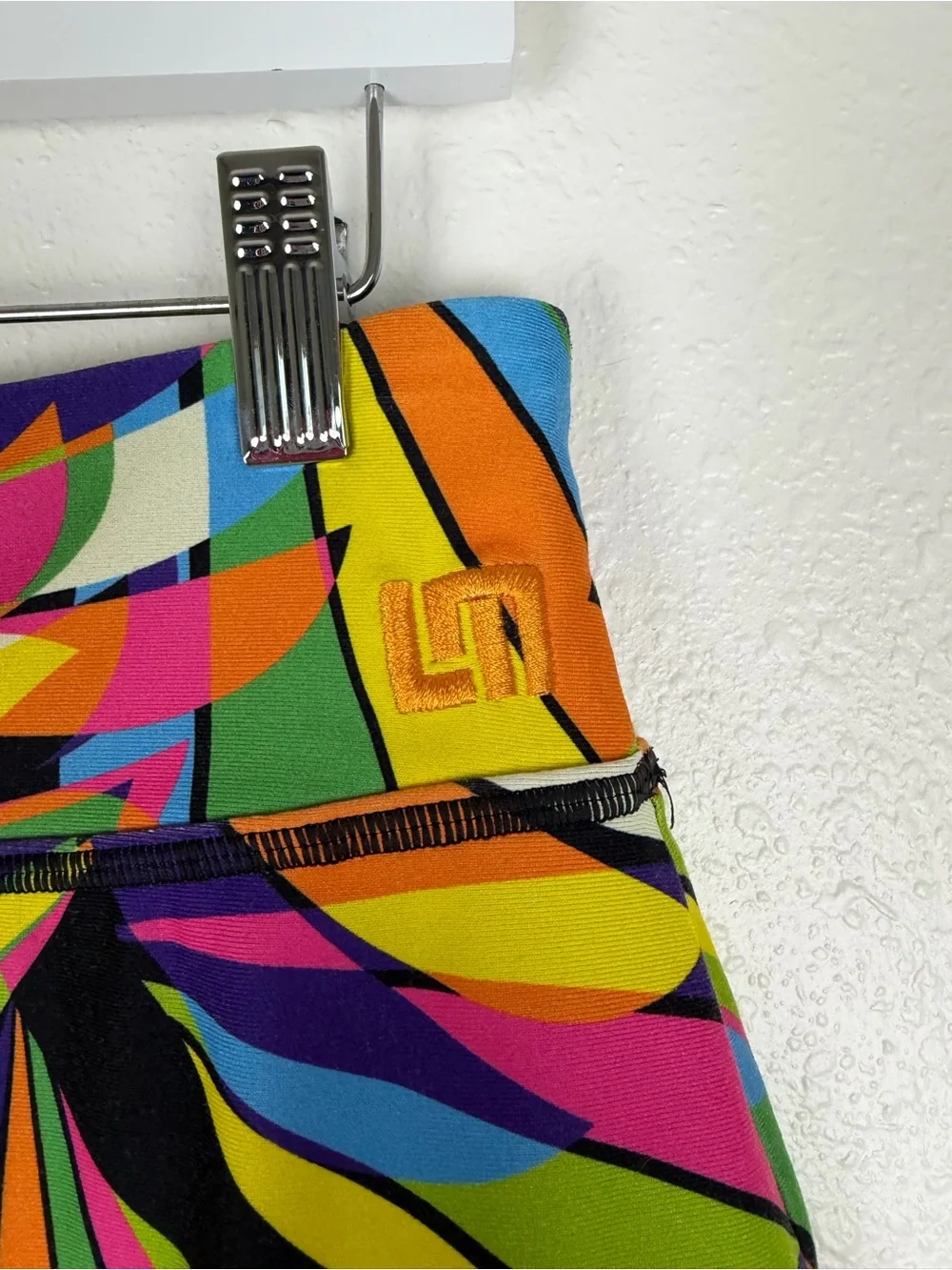 LOUDMOUTH Ladies Golf Skort Multicolor Geometric Birds of a Feather size Small